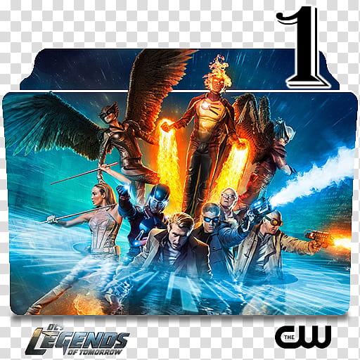 DC Legends of Tomorrow series and season folder , DC's Legends of Tomorrow S ( icon transparent background PNG clipart