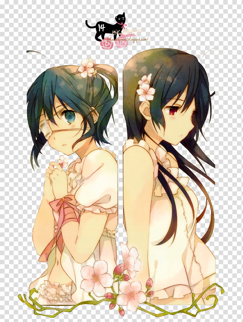 Rikka And Touka Takanashi transparent background PNG clipart