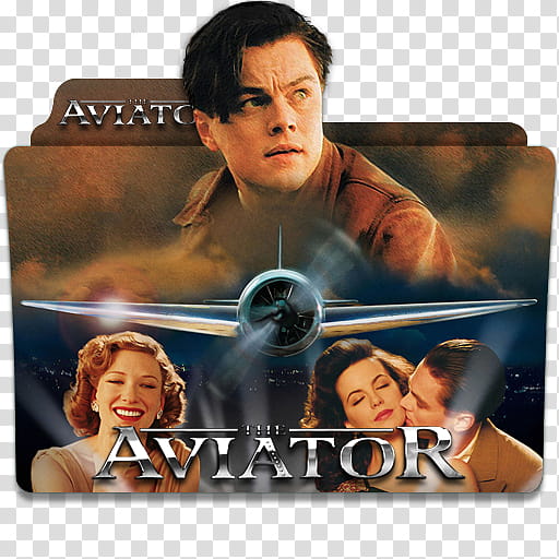 Leonardo DiCaprio Movie Collection Folder Ico , The Aviator transparent background PNG clipart