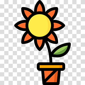 Yellow Flower transparent background PNG clipart thumbnail