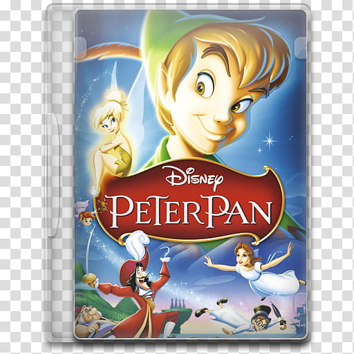 Movie Icon Mega , Peter Pan, Disney Peter Pan movie poster transparent background PNG clipart