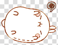 Molang chat sticker transparent background PNG clipart