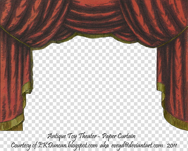 Red Toy Theater Curtain , red curtain illustration transparent background PNG clipart