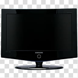 LCDicon, Samsung Bordeaux LERBDX  HDTV, black Samsung flat screen TV transparent background PNG clipart