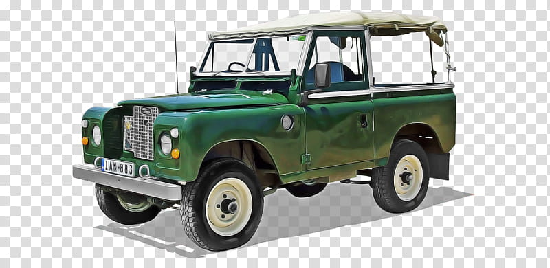land vehicle vehicle car off-road vehicle land rover series, Offroad Vehicle, Hardtop transparent background PNG clipart