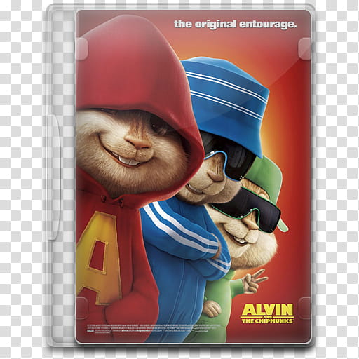 Movie Icon , Alvin and the Chipmunks, Alvin and the Chipmunks DVD case transparent background PNG clipart