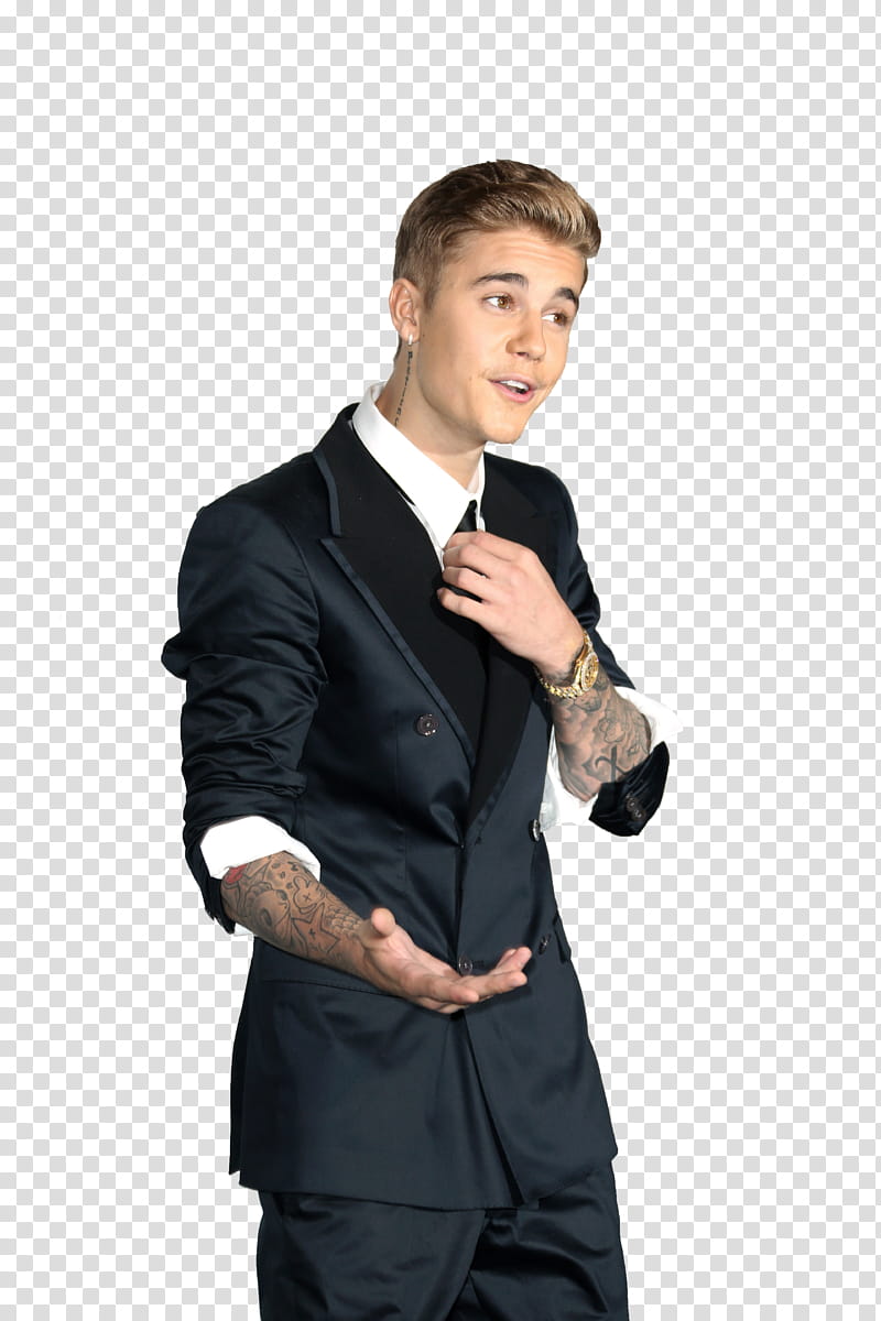Justin Bieber Cannes Festival, Justin Bieber in black suit transparent background PNG clipart