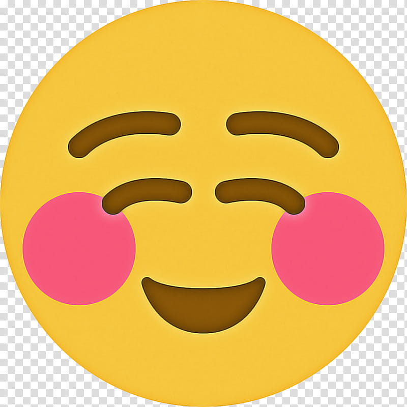 Happy Face Emoji, Smiley, TrueType, Blushing, Computer Font, Emoticon, Yellow, Facial Expression transparent background PNG clipart