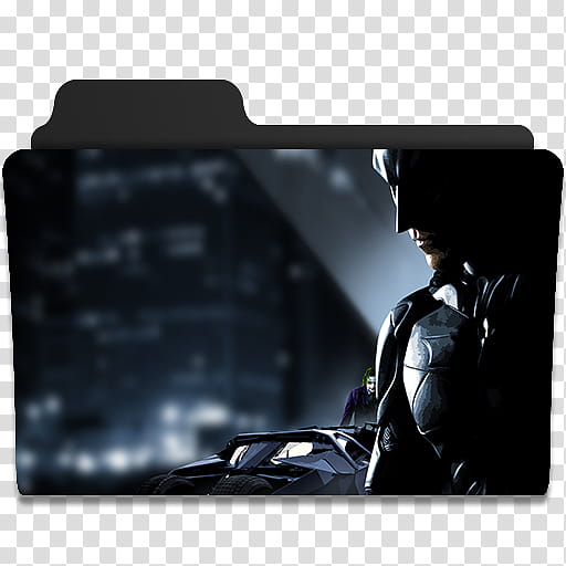 Batman Dark Knight Icon Folders ico and , _ transparent background PNG clipart