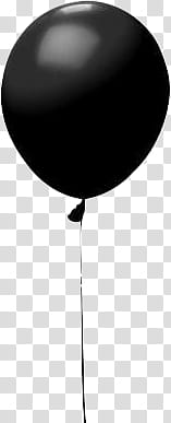 Happy New Year , black balloon transparent background PNG clipart