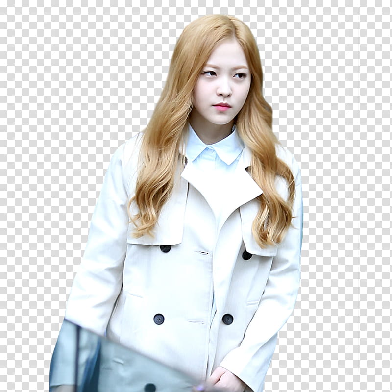 Yeri Red Velvet, woman wearing peacoat transparent background PNG clipart