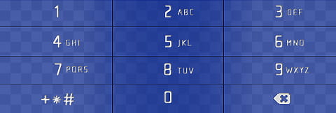 Eraser  v , blue keypad screenshot transparent background PNG clipart