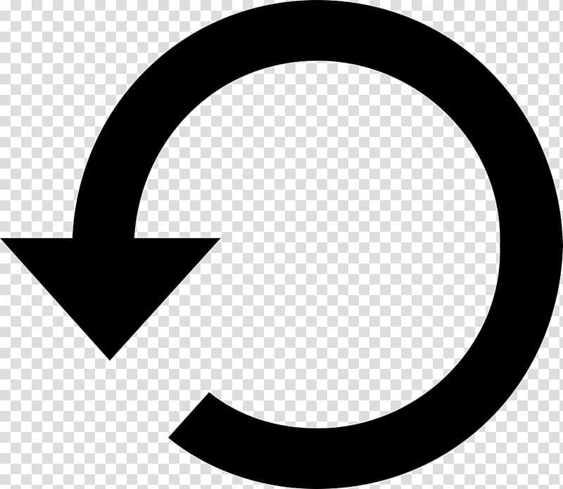 Circle, Clockwise, Wifiranger, Rotation, Blackandwhite, Symbol, Logo, Crescent transparent background PNG clipart