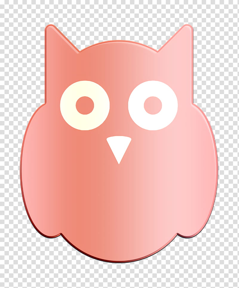 halloween icon horror icon owl icon, Witch Icon, Pink, Cartoon, Bird Of Prey, Peach, Eastern Screech Owl transparent background PNG clipart