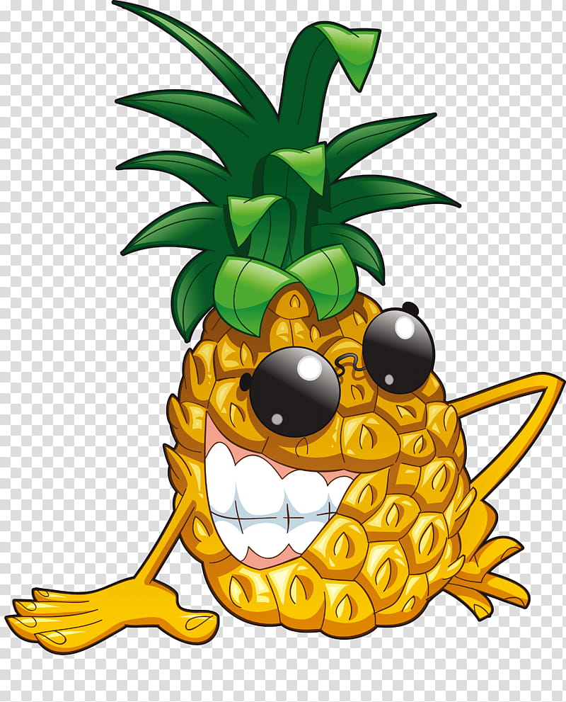 Smiley Emoji, Pineapple, Fruit, Food, Vegetable, Ananas, Plant, Tree transparent background PNG clipart