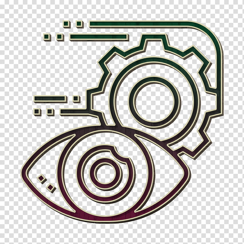 Vision icon Business Analytics icon, Line Art, Symbol transparent background PNG clipart
