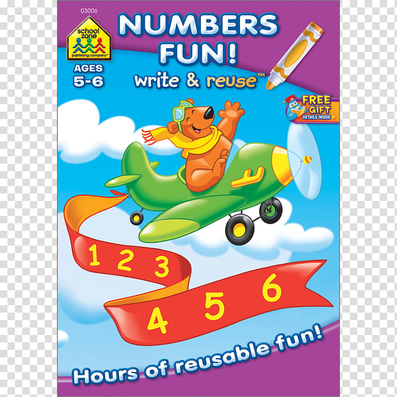 Fun write. Numbers fun. Pre School 2 age Workbook.