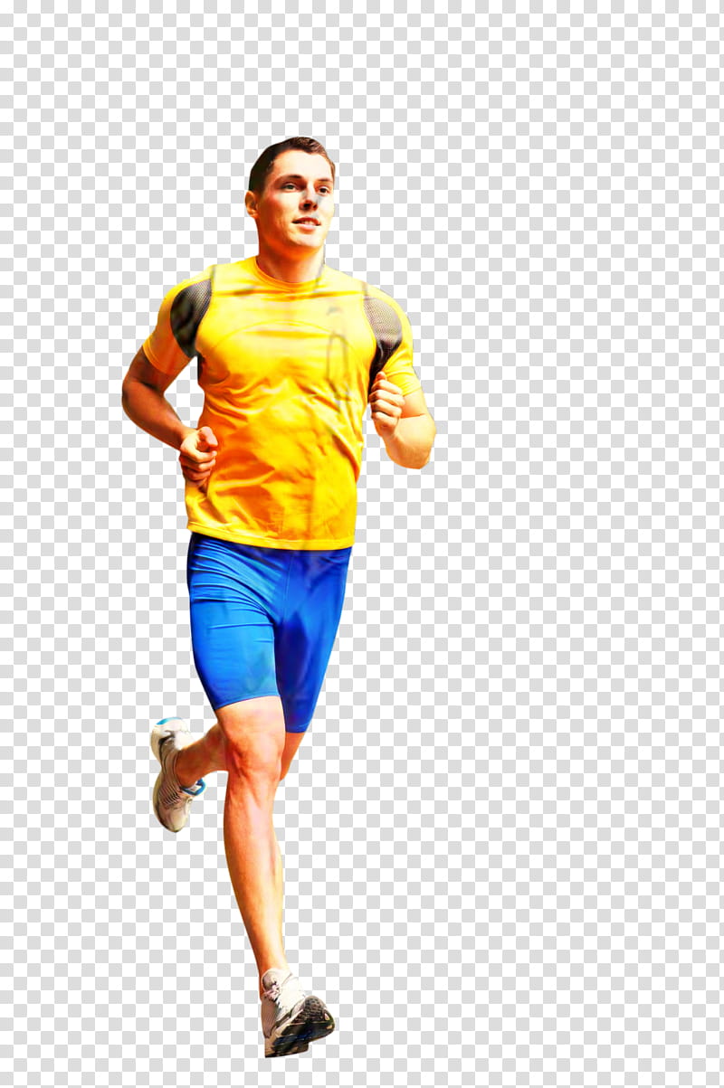 Person, Running, Sports, Jogging, Man, Drawing, Yellow, Recreation transparent background PNG clipart