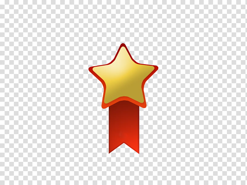 smoki User Medals, yellow and red star logo transparent background PNG clipart