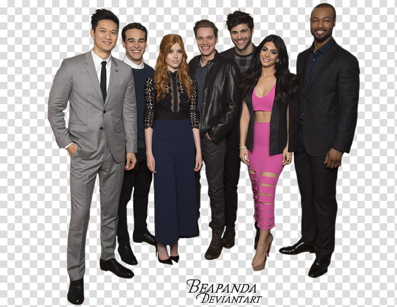Shadowhunters, group of people wearing formal suits transparent background PNG clipart