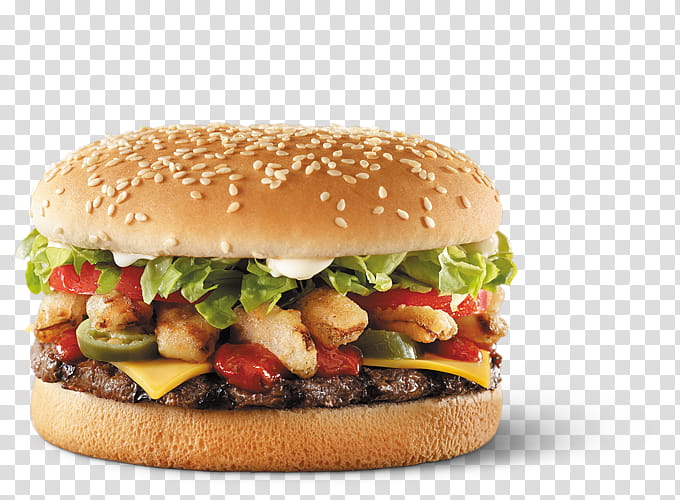 Junk Food, Whopper, Hamburger, Hungry Jacks, Cheese, Bacon Deluxe, Restaurant, Burger King transparent background PNG clipart