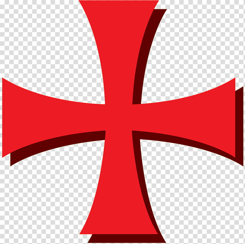 Red Cross, Crusades, Knights Templar, Symbol, Middle Ages, History Of The Knights Templar, Freemasonry, Organization transparent background PNG clipart