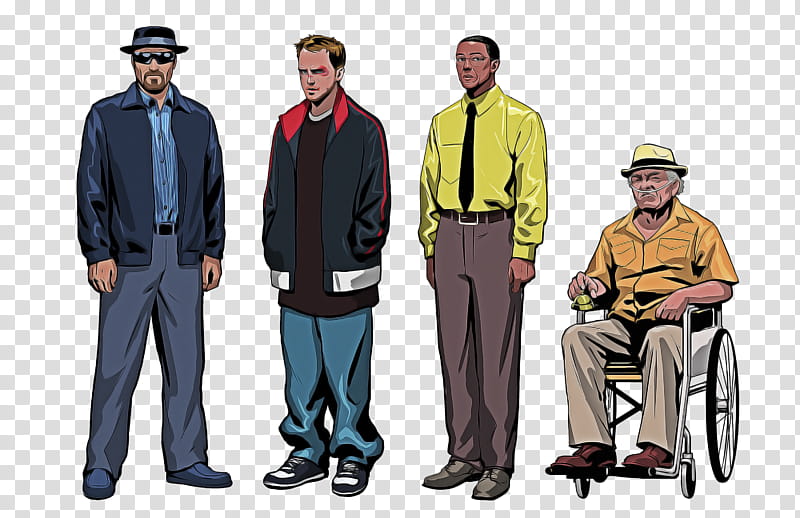 Walter White Workwear, Jesse Pinkman, Gus Fring, Outerwear, Human, Uniform, Wheelchair, Suit transparent background PNG clipart