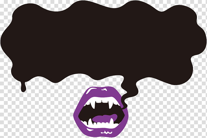 vampire Halloween dracula, Halloween , Purple, Violet, Mouth, Tooth, Logo transparent background PNG clipart