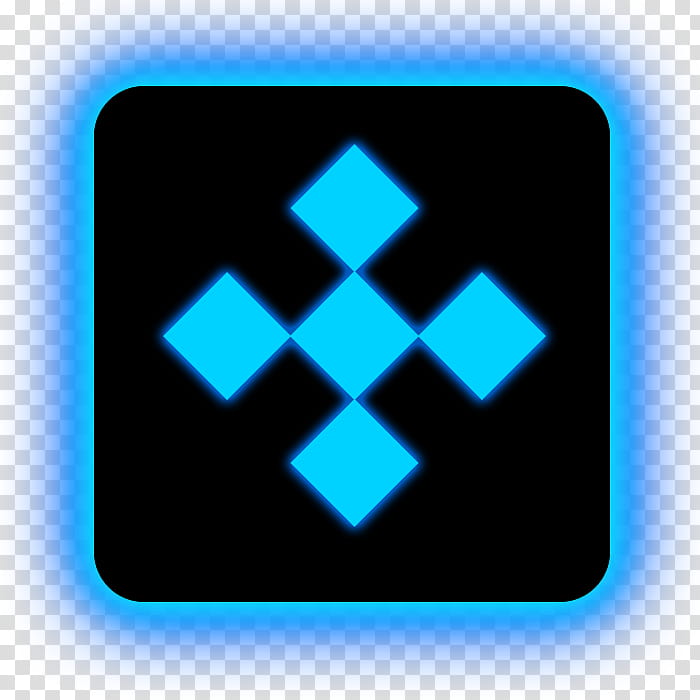 Illuminate , black and blue cube icon illustration transparent background PNG clipart