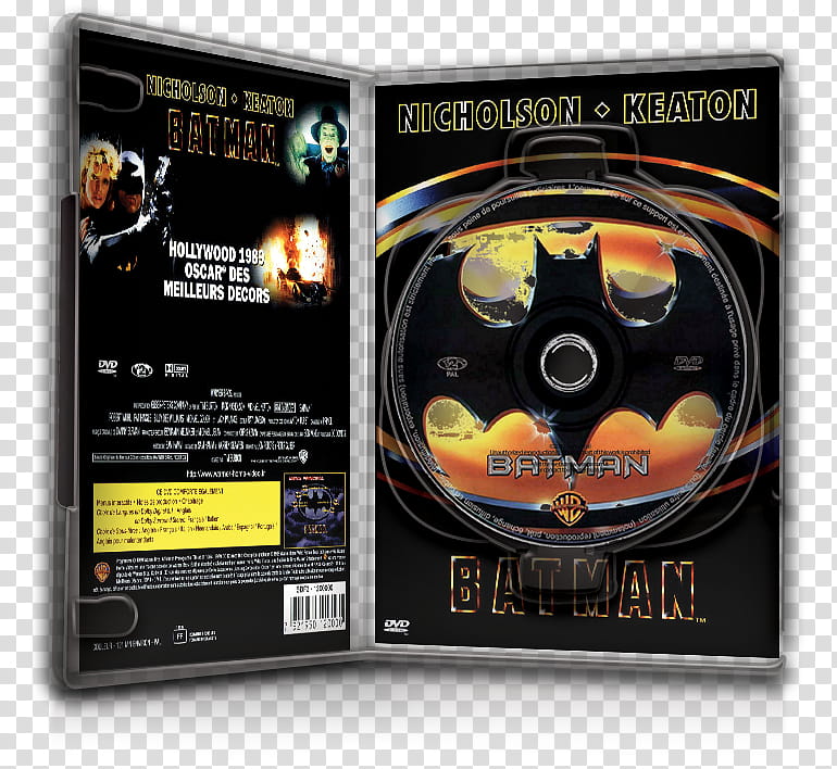 DvD Case Icon Special , Batman DvD Case Open transparent background PNG clipart