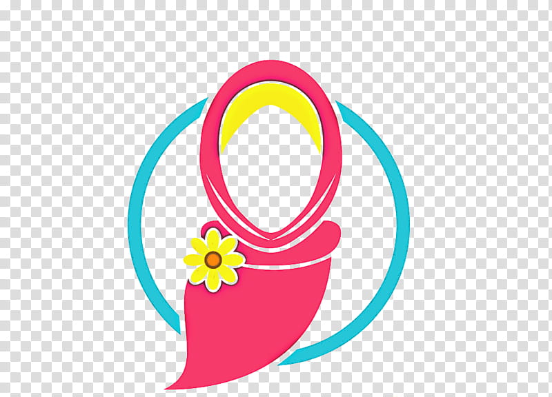 pink turquoise magenta circle font, Arab Cartoon People, Plant, Logo, Symbol transparent background PNG clipart