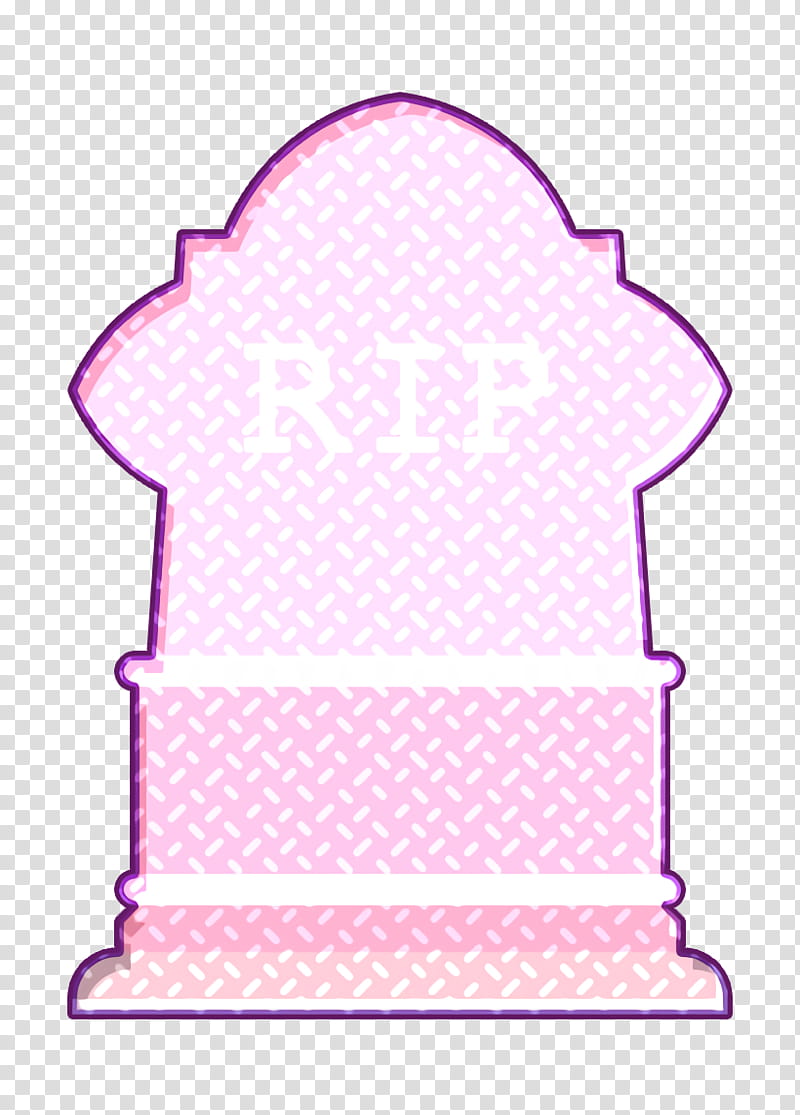 grave icon gravestone icon halloween icon, Rip Icon, Pink, Purple, Magenta transparent background PNG clipart