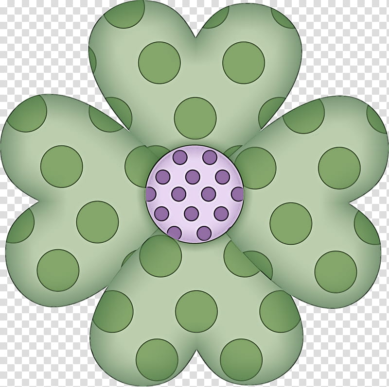 Polka dot, Green, Petal, Plant transparent background PNG clipart