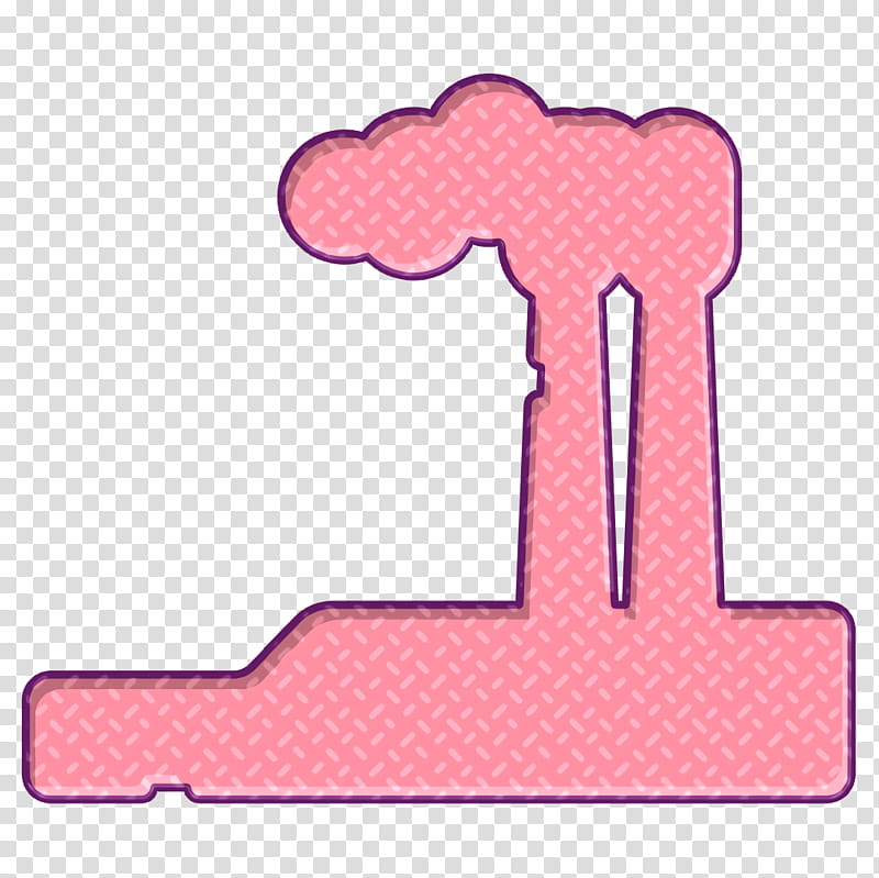 Industry icon Architecture and city icon Climate Change icon, Pink transparent background PNG clipart
