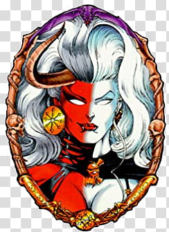 Lady Death/Lady Demon Page decoration transparent background PNG clipart