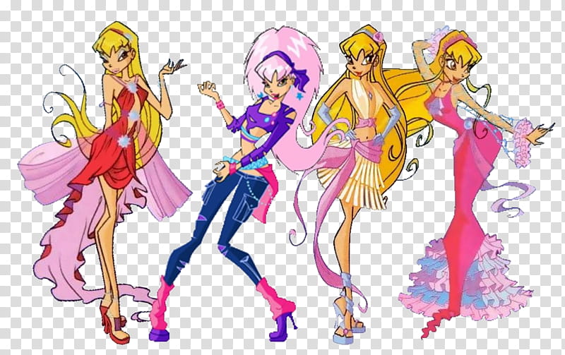 Party, Stella, Bloom, Winx Club Season 3, Winx Club Mission Enchantix, Drawing, Fairy, Cartoon transparent background PNG clipart