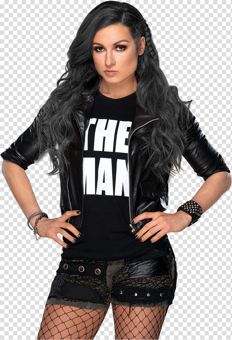 Becky Lynch Black hair  Render transparent background PNG clipart