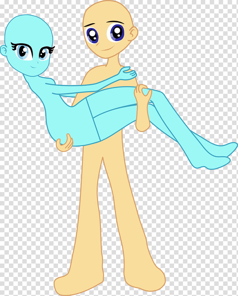 EQG Couple Base, man carrying woman cartoon characters transparent background PNG clipart