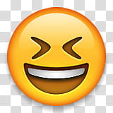 laughing emoji transparent background PNG clipart