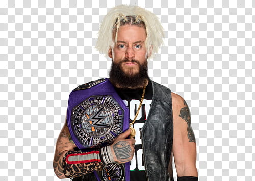 Enzo Amore w Cruiserweight Title transparent background PNG clipart
