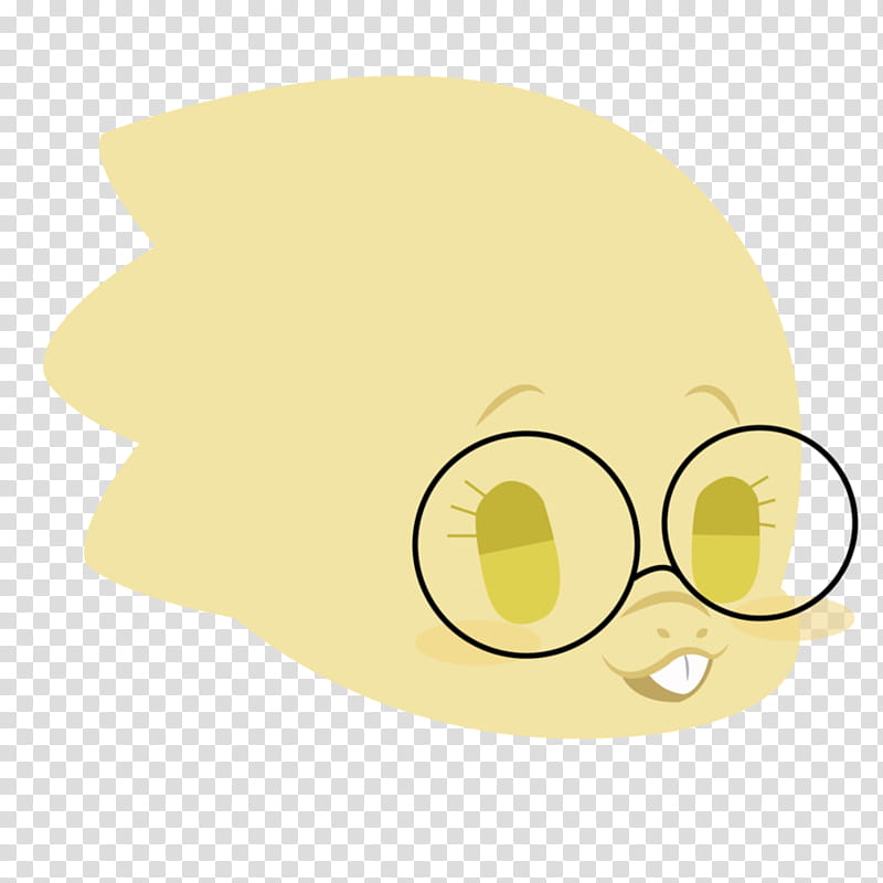 Circle, Ear, Jaw, Animal, Face, Yellow, Eyewear, Nose transparent background PNG clipart