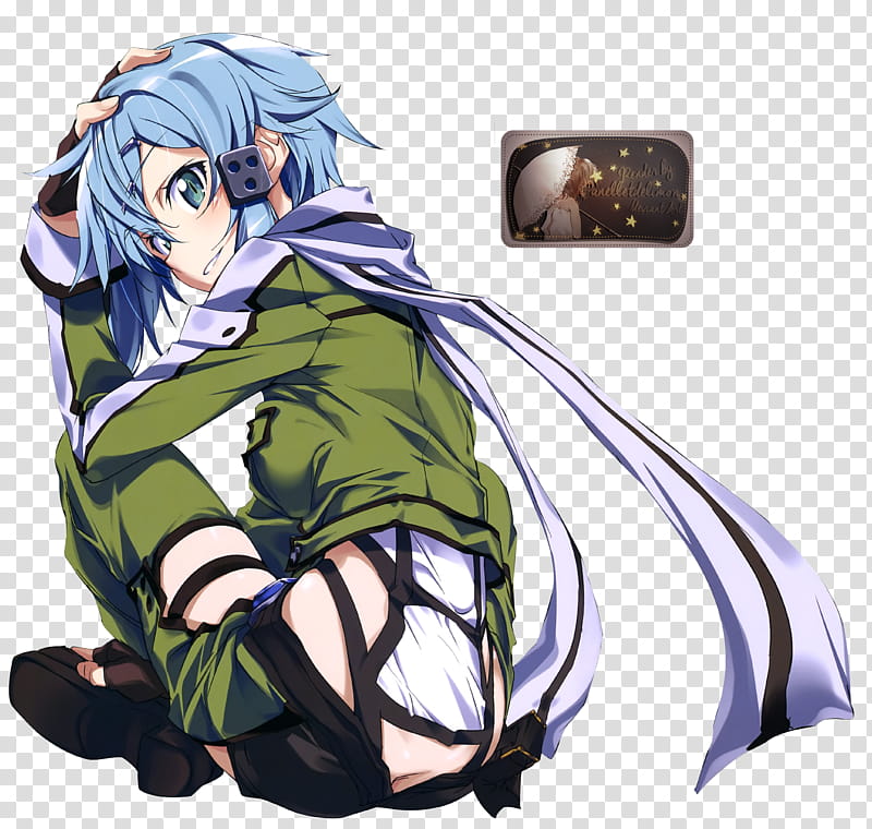 Render Sao Sinon, male character illustration transparent background PNG clipart