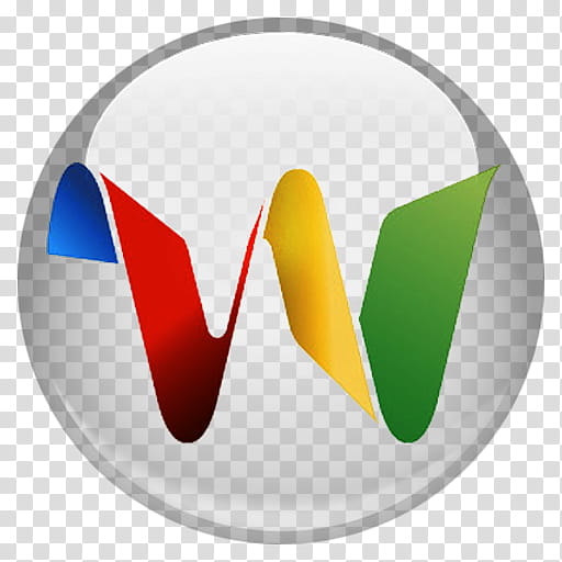 Google Wave Icon, google_wave, blue, red, yellow, and green W logo transparent background PNG clipart