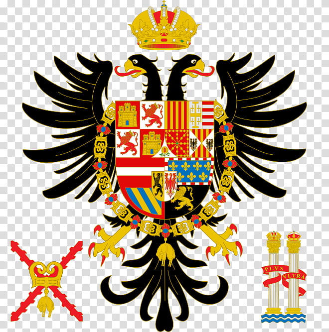 Bird Logo, Spain, Coat Of Arms Of Charles V Holy Roman Emperor, Spanish Empire, Holy Roman Empire, Escutcheon, Escudo De La Eliana, History transparent background PNG clipart