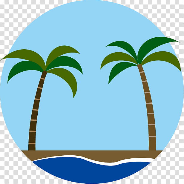 Cartoon Palm Tree, Hotel, Resort, Sea, Palm Trees, Gratis, Lake, Travel transparent background PNG clipart