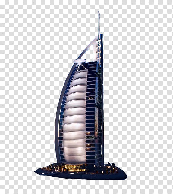 Modern Buildings , Burj Al Arab, Dubai transparent background PNG clipart