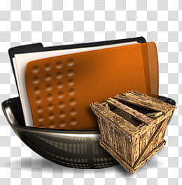Sphere   , orange folder icon transparent background PNG clipart