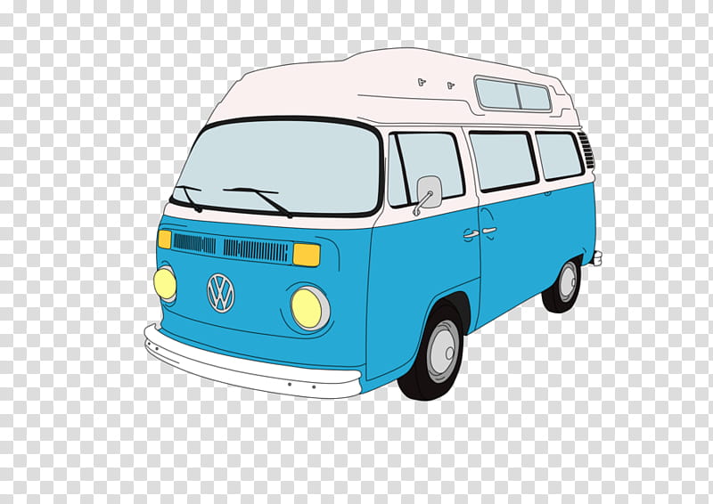 Sheldon The VW Campervan  transparent background PNG clipart