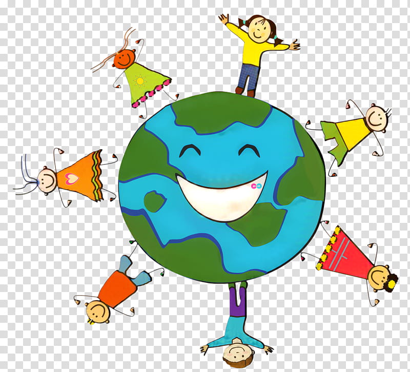 Earth Cartoon Drawing, Child, Happy, Child Art transparent background PNG clipart