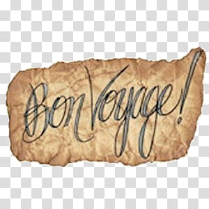 various IV, Bon Voyage! text overlay transparent background PNG clipart